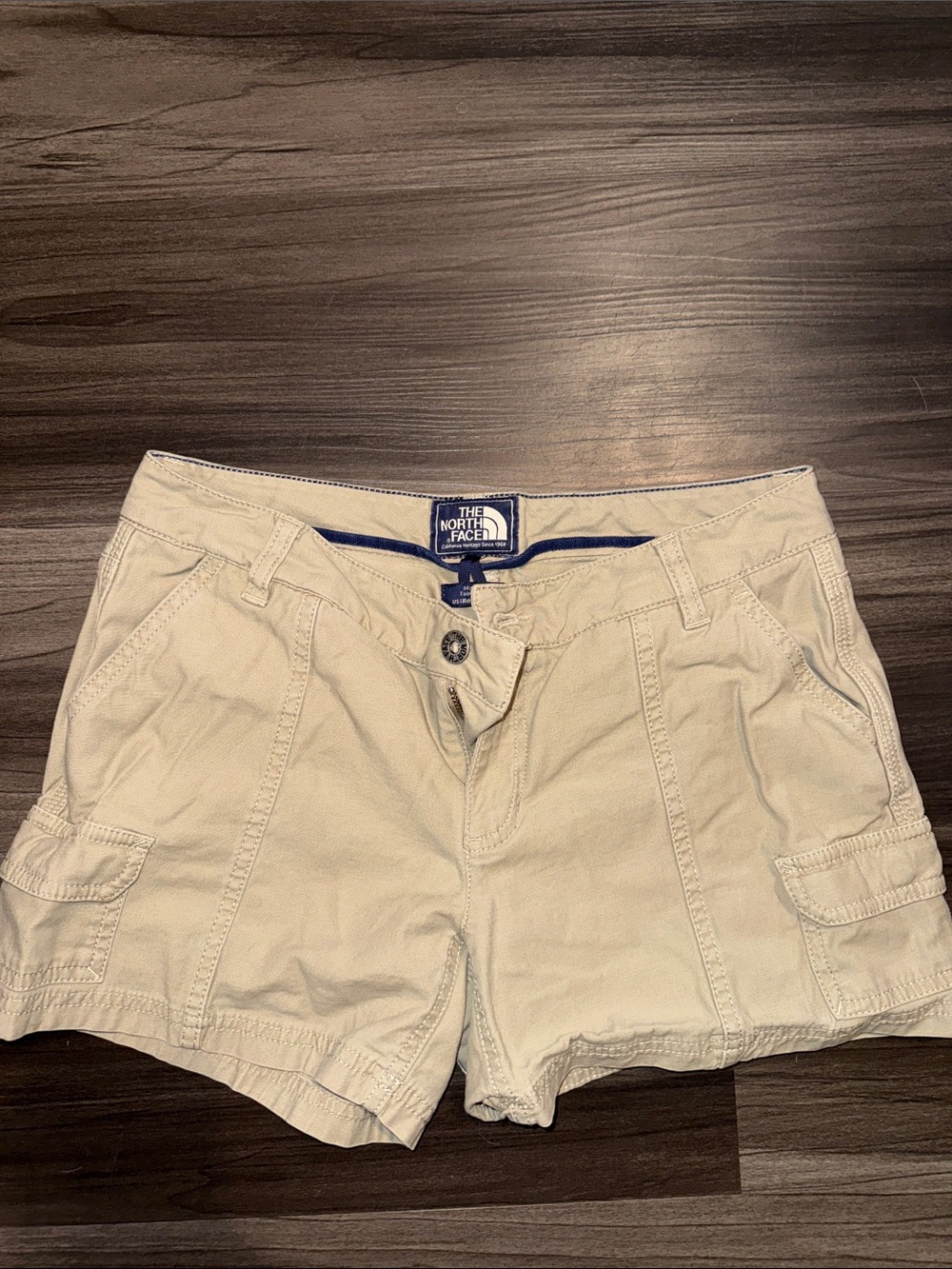 The North Face Women's Khaki Cargo Shorts